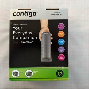 Contigo SnapSeal Travel Mug Set - Pink and Black